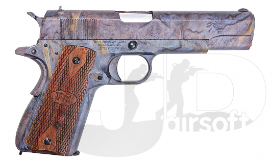 Cybergun Colt Licensed Auto-Ordnance 1911 Marble & Wood Grip (C12)