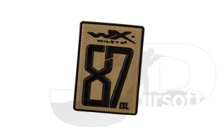 Wiley X 87est. Patch / 55 x 80 mm / Tan