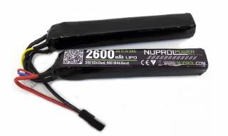 NP 11.1v 2600mAh 20C Split Lipo / Tamiya