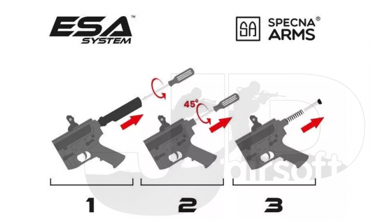 Specna Arms Daniel Defense® MK18 SA-E19 EDGE™ Kestrel™ ETU / Chaos Bronze