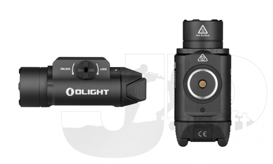 Olight PL-3R Valkyrie Rechargeable Rail Mounted Tactical Light / Black