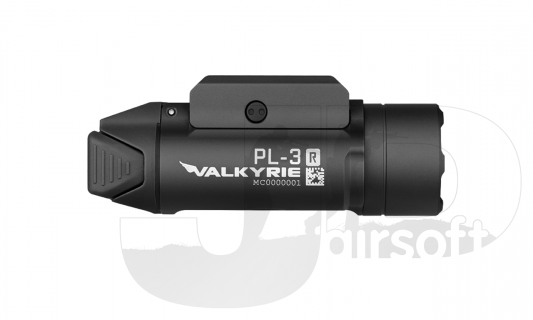 Olight PL-3R Valkyrie Rechargeable Rail Mounted Tactical Light / Black