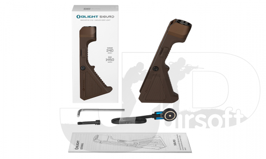 Olight Sigurd Angled Grip Light / Desert Tan