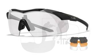 Wiley X VAPOR COMM 2.5  Grey/Clear/Rust / Black Frame