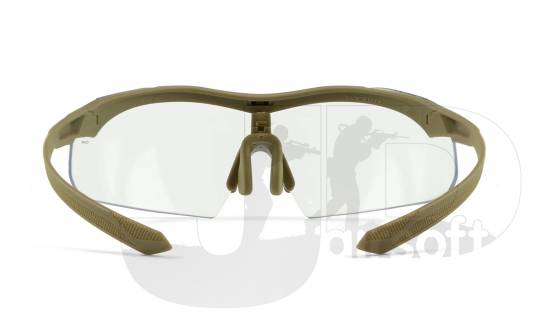 Wiley X VAPOR COMM 2.5  Grey/Clear/Rust / Tan Frame