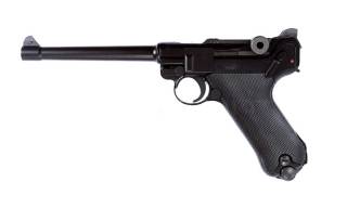 WE P08 Luger 6" Black