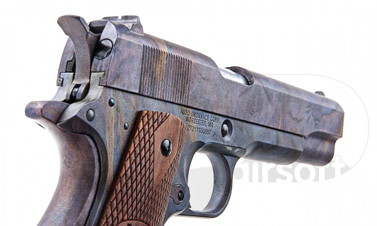 Cybergun Colt Licensed Auto-Ordnance 1911 Marble & Wood Grip (C12)