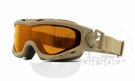 Wiley X SPEAR Dual Lens Grey/Clear/Rust / Tan Frame