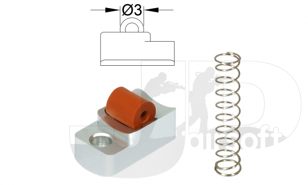 Maxx Model Hopup Chamber Soft Round Nub For EVO-3