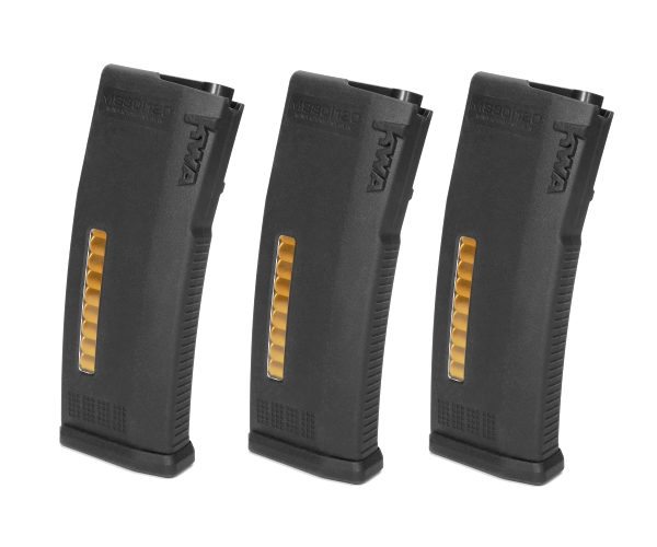 KWA MS120c Adjustable ERG 120rd Magazine (3pk) / CUTOFF